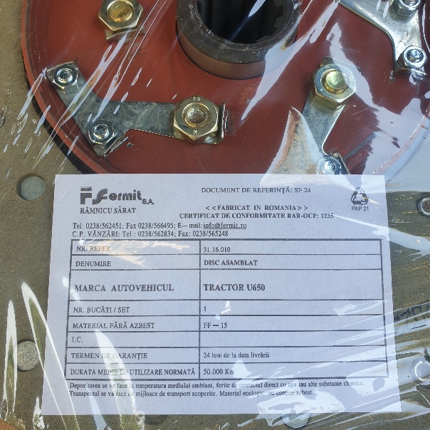 Disc ambreiaj U650 Fermit - imagine 4