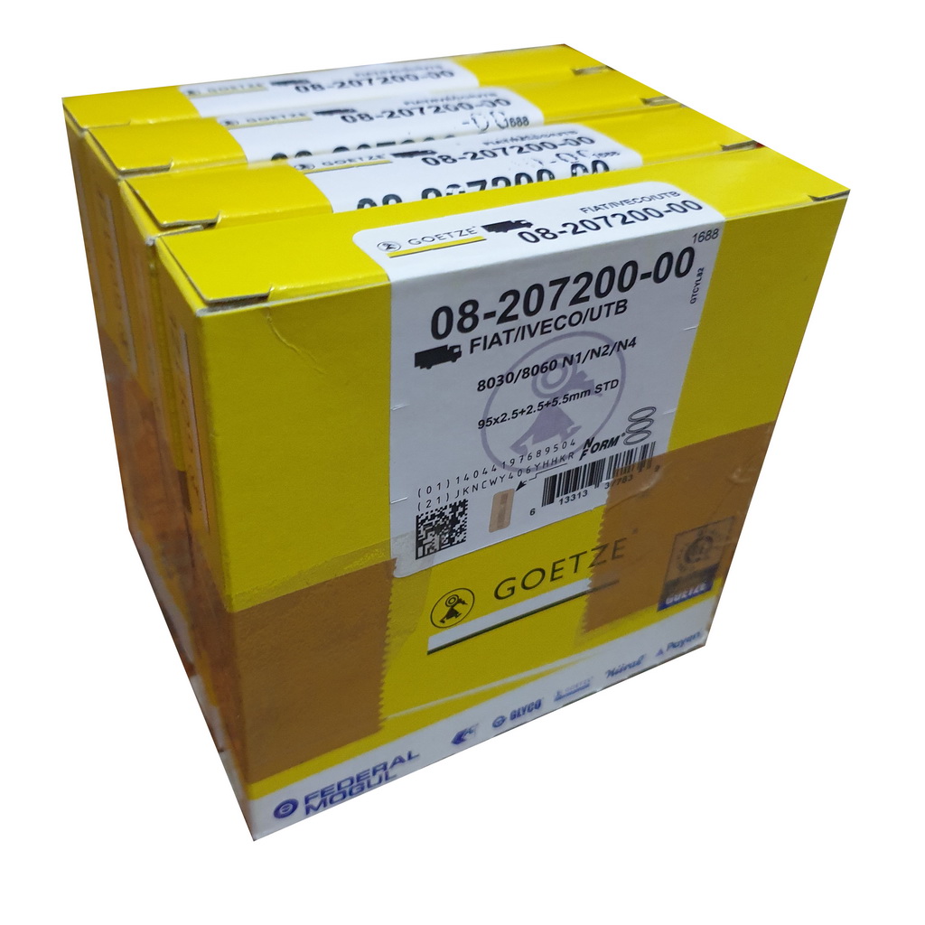 Segmenti Fi 95 set 4 pistoane GOETZE - imagine 6